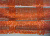 Промышленное портативное оранжевое пластиковое плетение загородки барьера сетки для открытых раскопок