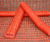 Crowd Control Orange Plastic Construction Netting For Sport Event 60g/m2 - 200g/m2